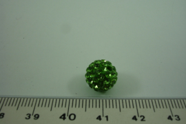 [ 1013 ] Shambala kraal 10 mm. Groen, per stuk