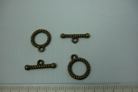 [5418 ] Kapitel slot 12 mm. Brons, 2 sets