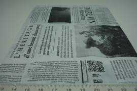 *[ 8266 ] Papieren zakjes  13.5 x 19 cm. Krant, 25 stuks