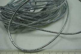 [ 8207 ] Metalic Zilverdraad Waskoord 1.1 mm.  5 meter