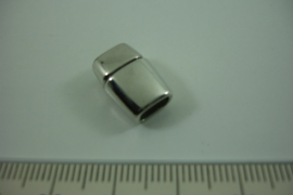 [ 8494 ] Magneet slot 6 x 3 mm. inw. Zilverkleur, per stuk