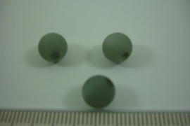 (0062) Polaris mat 8 mm. Grijs, per stuk