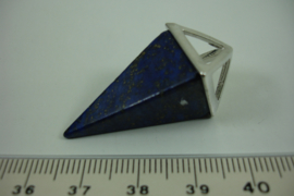 [ 1327 ] Pendel Hanger 35 mm. Lapiz Lazuli, per stuk