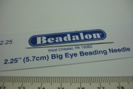 [ 6915 ] Big Eye Naald 5.7 cm. van Beadalon, per stuk