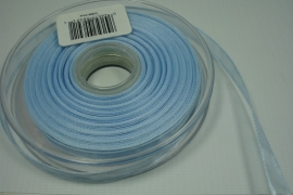 [8089 ] Organza lint 7 mm. Licht Blauw, per meter