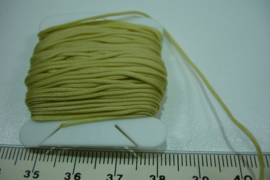 [ 5665 ] Nylon draad 0.8 mm. Champagne Geel, 10 meter