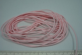 [8114 ] Waskoord 1.3 mm. Licht Roze, 5 meter