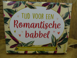 Tijd voor een; ROMANTISCHE babbel, voor koppels