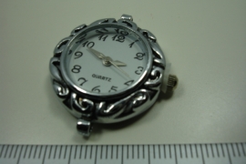 [ 0932 ] Horloge kast bewerkt, 31 x 28 mm.  per stuk