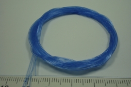 [ 5945 ] Nylon 0.5 mm. Blauw,  5 x 110 cm.