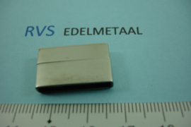 [ 8419 ]  RVS,  Magneet slot  20 x 3 mm. inw.  per stuk