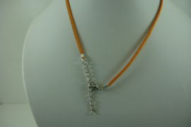 [ 1399 ]  3 mm. Veter Ketting  45 cm. Oranje