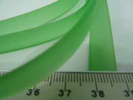 [ 5758-G ] plat Rubber 10 mm. Groen, per meter