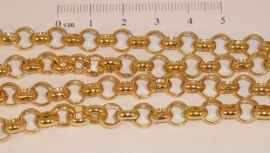 (0212) Jasseron 7 mm goudkl. 1 mtr.