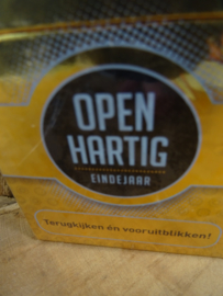 OPENHARTIG: EINDEJAAR