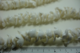 [ 10025 ] Cebu Beauty 5 x 11 mm. White, per streng