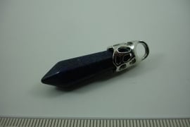 [ 0982 ] Pendel +/- 4.5 cm. Natuursteen; Lapis Lazuli, per stuk