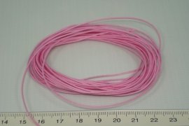 [8068 ] Waskoord 1.1 mm.  Roze  5 meter