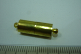 [ 0339 ] Magneet slot 16 x 7 mm. Goud kleur, per stuk