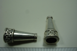 [ 0943 ] Metaal Kapje 22 mm. Zilverkleur, per stuk