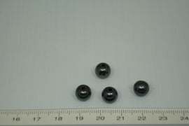 [1024 ] Hematiet kraal 8 mm. Rond