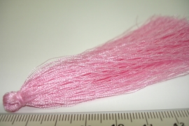 [ 6592 ] Kwastjes 9 cm. Licht Roze, 2 stuks