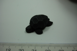 [ 7085 ] Schildpadje 27 x 19 mm. Donker Bruin, per stuk