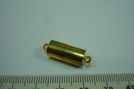 [ 0479 ] Magneet slot 17 x 8 mm. Goud kleur mat, per stuk