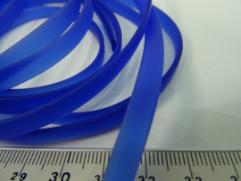 [ 5826-B ] plat Rubber 6 mm. Blauw, per 50 cm.