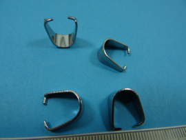 [ 6596-D ] R.V.S.  Stijgbeugel  13.5 mm.   Per stuk