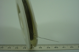 [ 6554 ] Acculon 0.45 mm. Zilver grijs, 10 meter