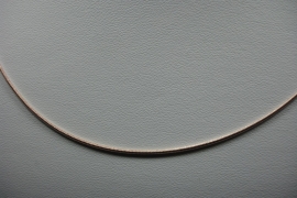 [ 6270 ] Gladde ketting 42 cm. Licht Rosé, per stuk