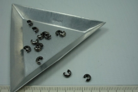 [5513 ] Verberger 4 mm. Antraciet, 15 stuks