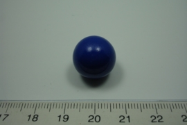 [ 0918 ] Klank bal 16 mm. donker Blauw.