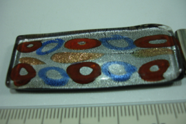 +[ 0125 ] 4 x Glas Hanger 5½ cm. per set van 4