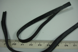 [ 7107 ] Plat rubber 20 cm. Zwart, per 10 stuks