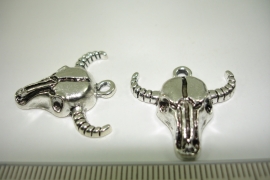 [ 1141 ] Buffel 24 mm. Zilverkleur, per stuk