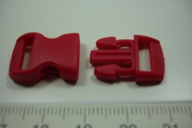 [ 0866 ] Klik slot 28.5 x 14.5 mm. Rood, per stuk