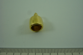 [ 1086 ] Koord kap 10 mm. Verguld, per stuk