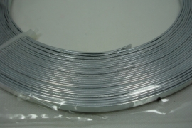 [ 8210 ] 3.5 mm. breed plat Aluminium, 10 meter