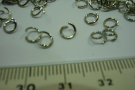 +[ 5133 ] Actie: Ring open 5 mm chroom. 2000 stuks.