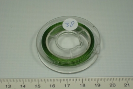 [8026] Acculon  0.38 mm, Groen,  rol van 10 meter