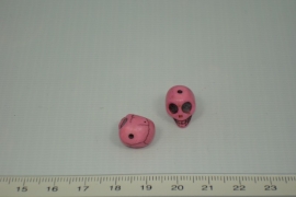 [ 0398 ] Doodshoofd 13 mm. Roze