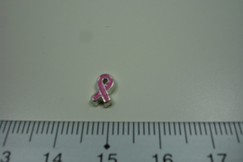 [ 8296 ] KA strikje Roze  7.6 x 4.7 mm.  per stuk