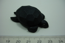 [ 7086 ] Schildpad 50 x 33 17 mm. Donker Bruin, per stuk