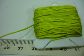 [ 5666-A ] Nylon draad 0.8 mm. Groen/Geel, 10 meter