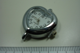 [ 0934 ] Horloge kast Hart 30 x 26 mm.  per stuk