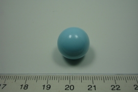 [ 0928 ] Klank bal 16 mm. Licht Blauw.