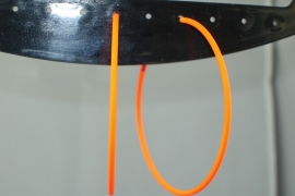 [OR,020] Oranje Creool  7 cm. per paar.