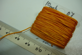 [5309 ] Nylon koord 0.7 mm. Oranje,  10 meter